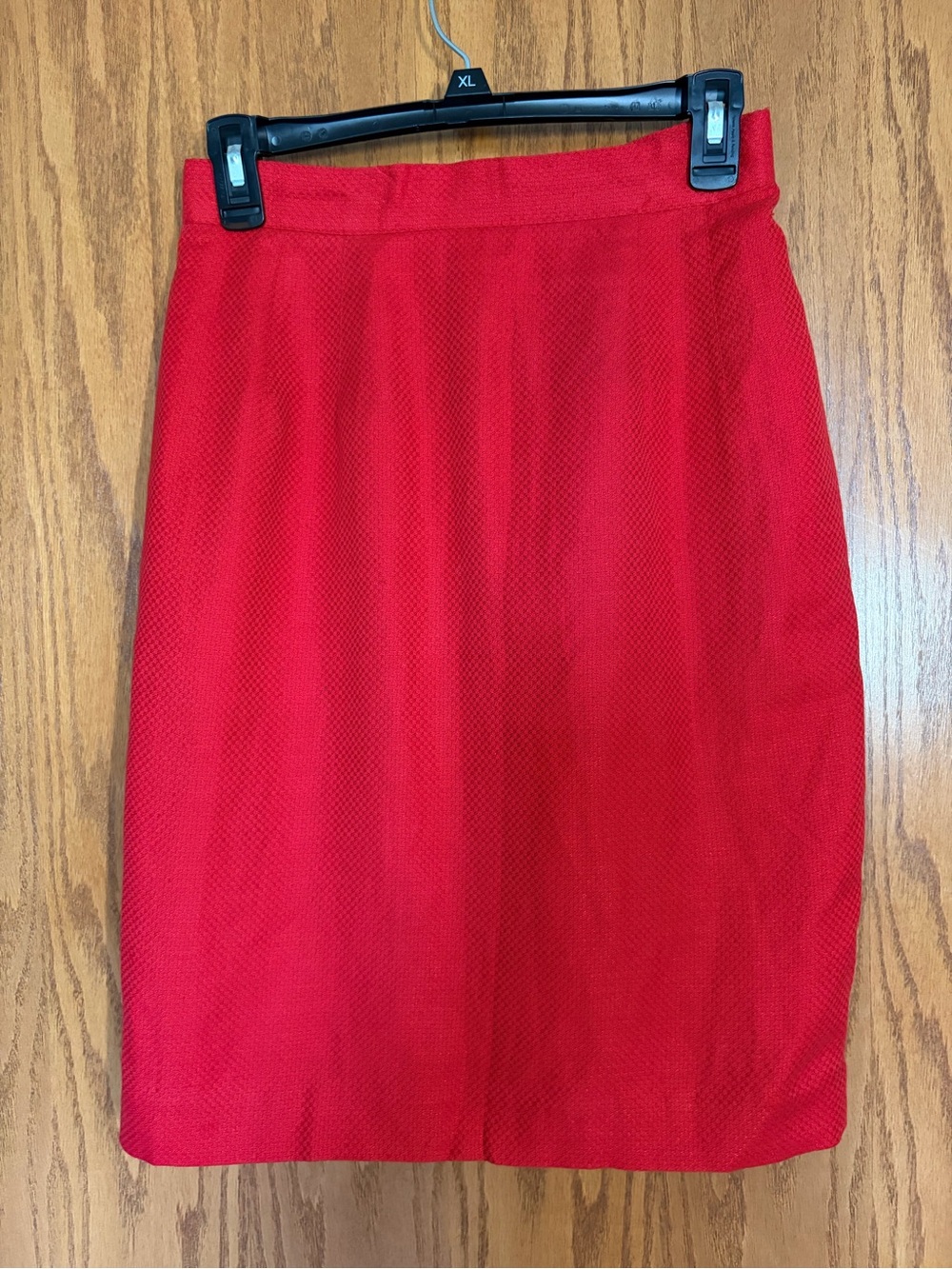 Classic Red Women's Pencil Skirt